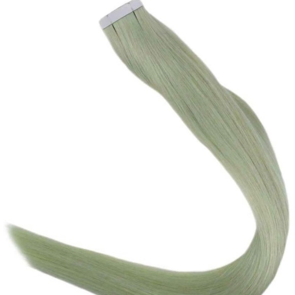 ✨ 18” MINT HUMAN HAIR TAPE IN HAIR EXTENSIONS *NWT main image 5